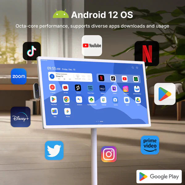 TIZIO™ Portable Smart TV with Touchscreen