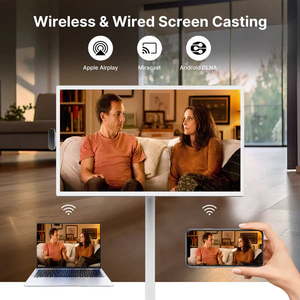 TIZIO™ Portable Smart TV with Touchscreen